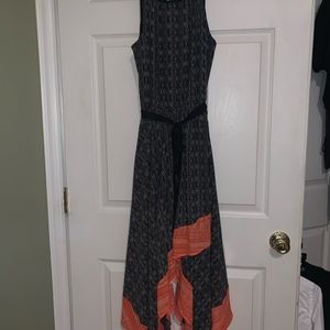 Comfortable flowing high low sundress